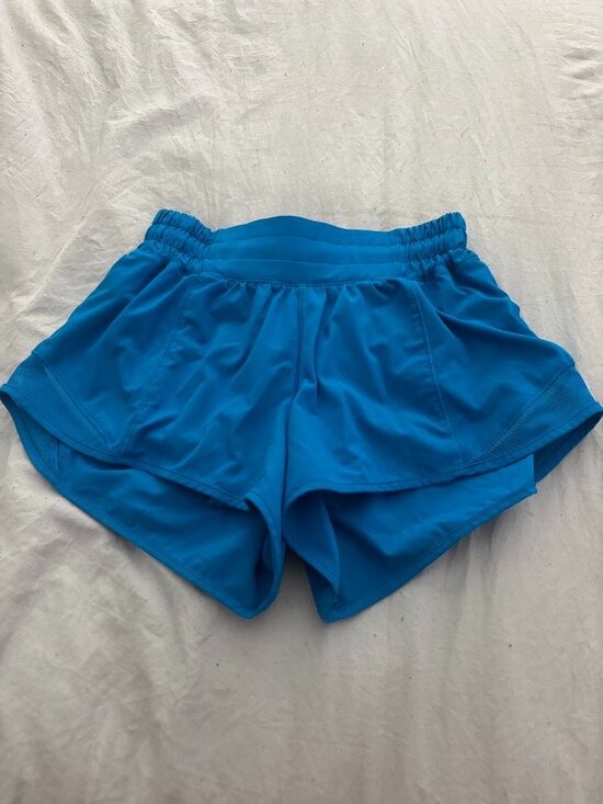 lululemon athletica Pants - Blue Lululemon Hotty Hot Shorts Size 2